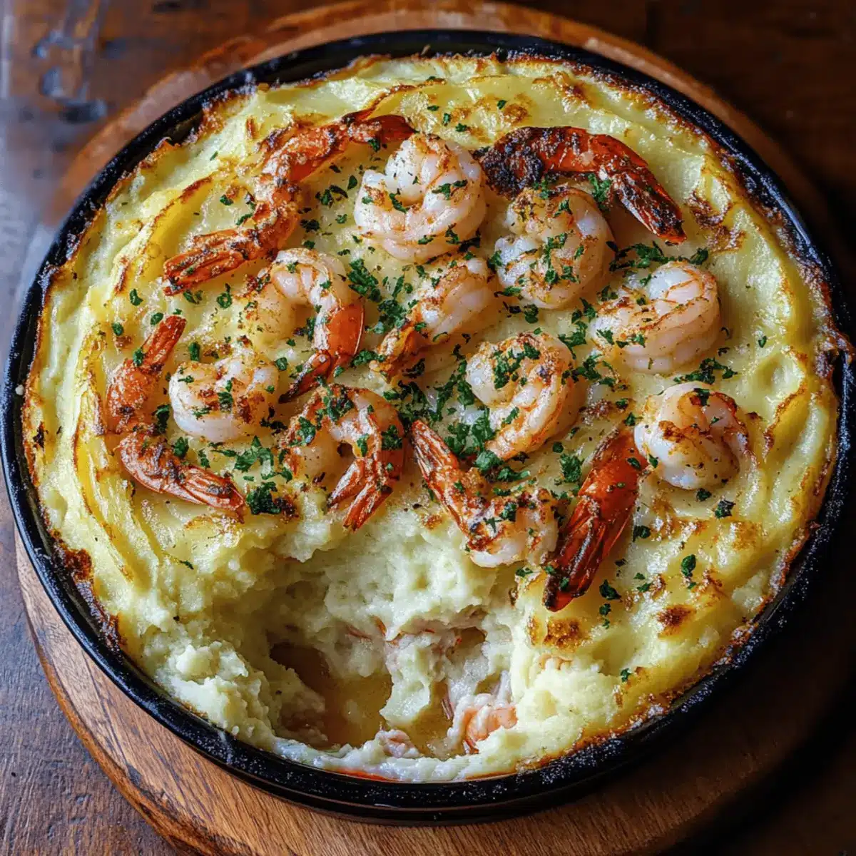 Seafood Shepherd’s Pie with Crab & Shrimp for Cozy Nights