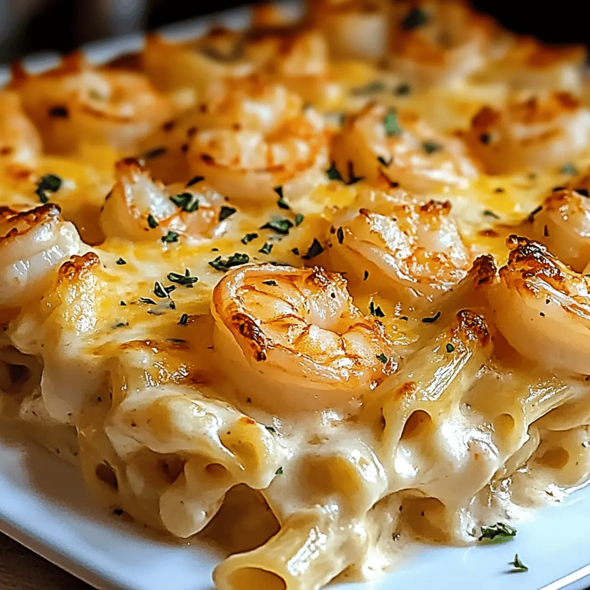 Creamy Shrimp Scampi Pasta Bake for a Cozy Dinner Night