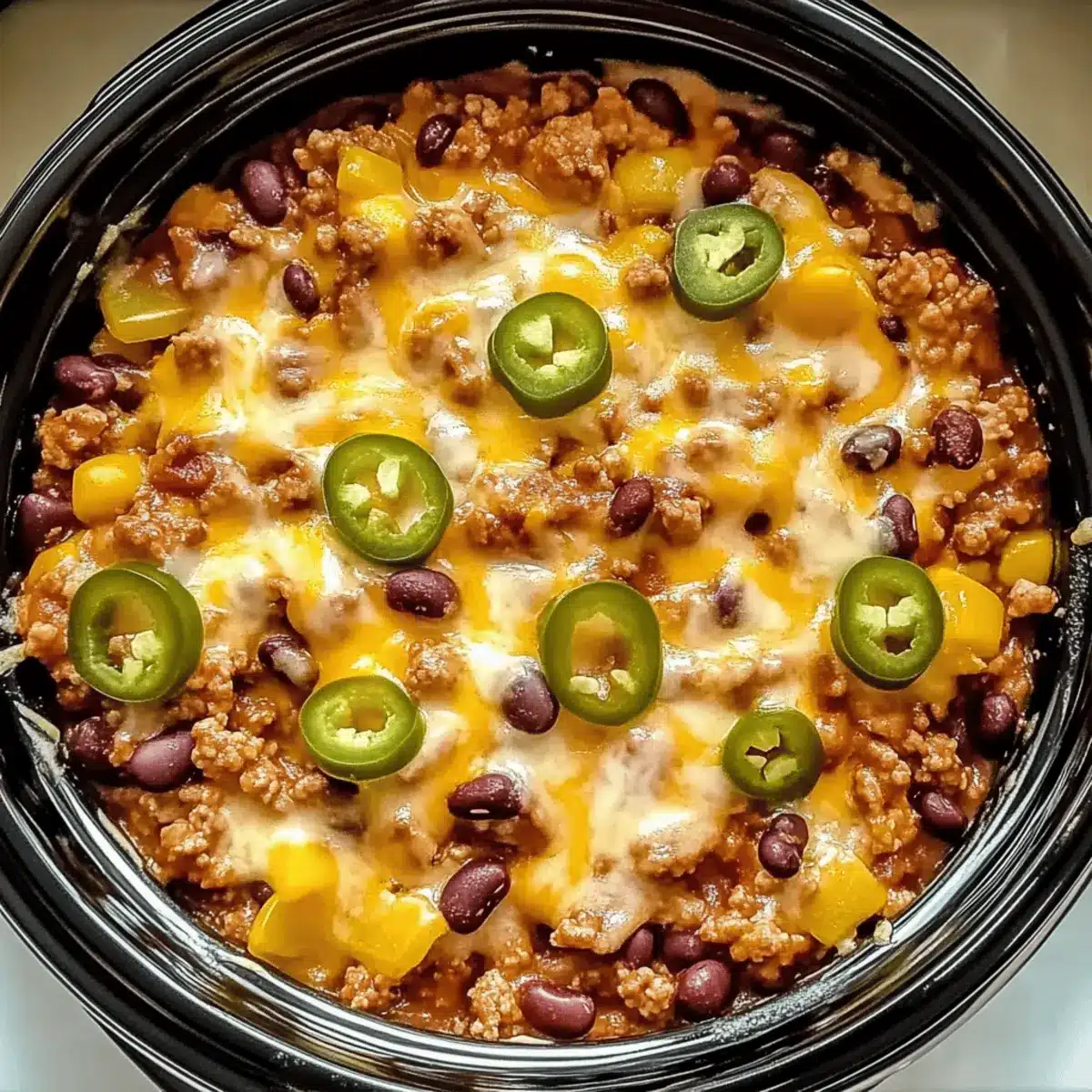 Mouthwatering Slow Cooker Taco Casserole for Cozy Nights
