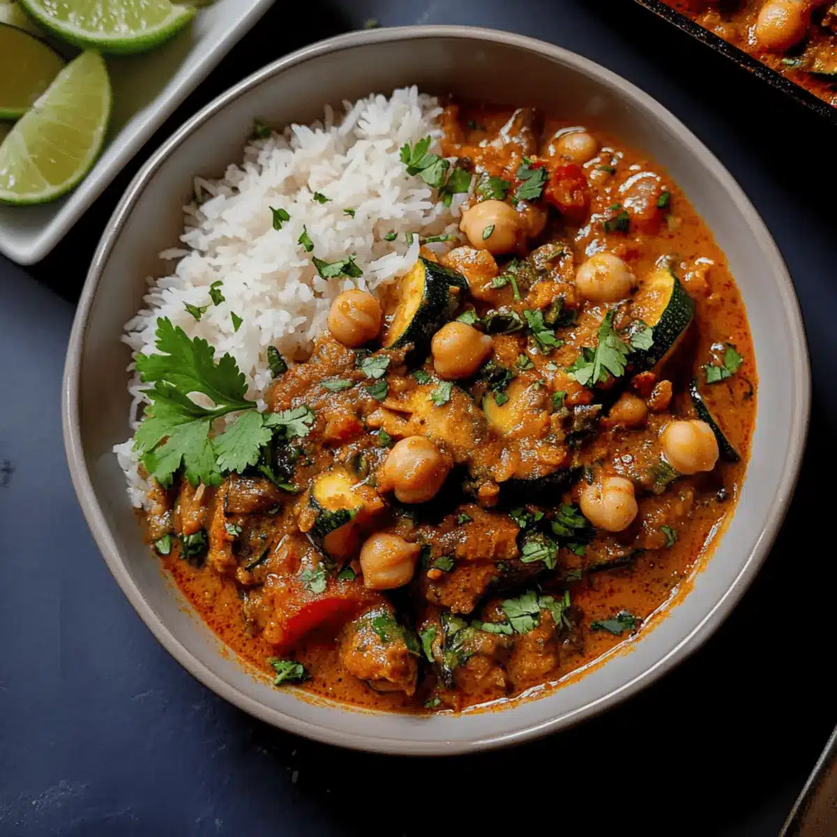 Spicy Baked Zucchini Chickpea Curry That Will Wow Your Tastebuds
