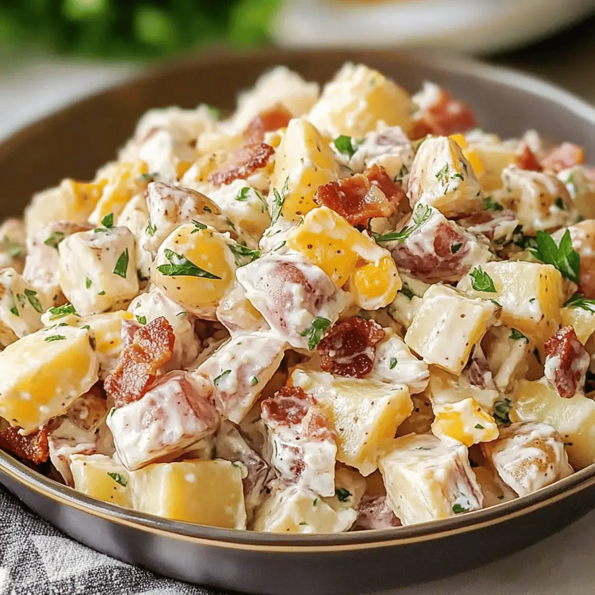 Steakhouse Potato Salad Loaded with Flavor and Crunch