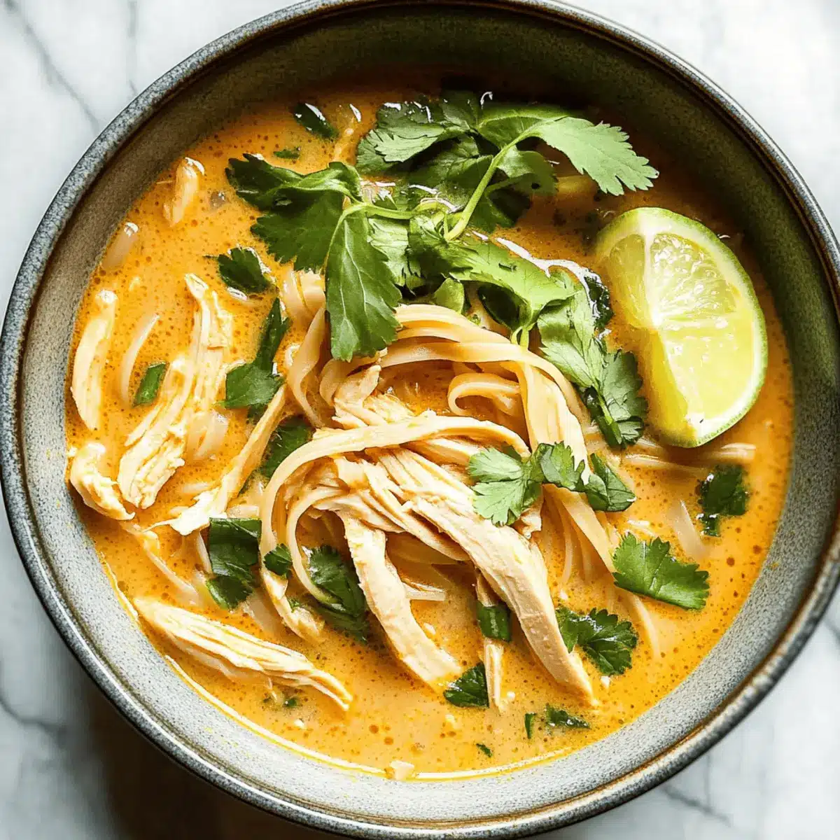 Warm Up with Easy Thai Chicken Curry Soup Comfort!