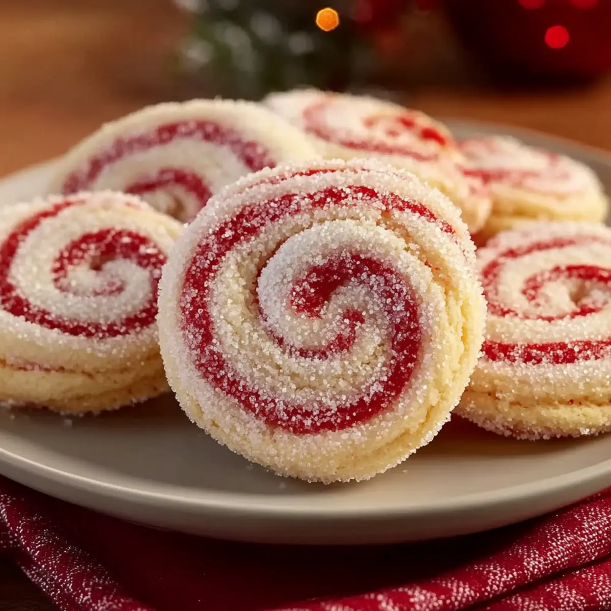 Peppermint Swirl Cookies
