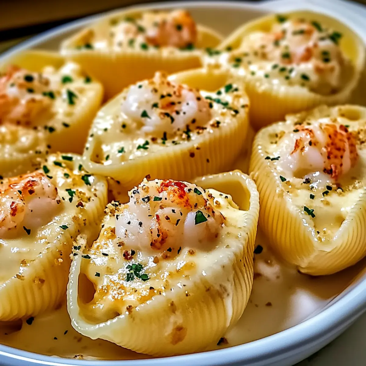Irresistible Creamy Seafood Stuffed Shells for Cozy Nights