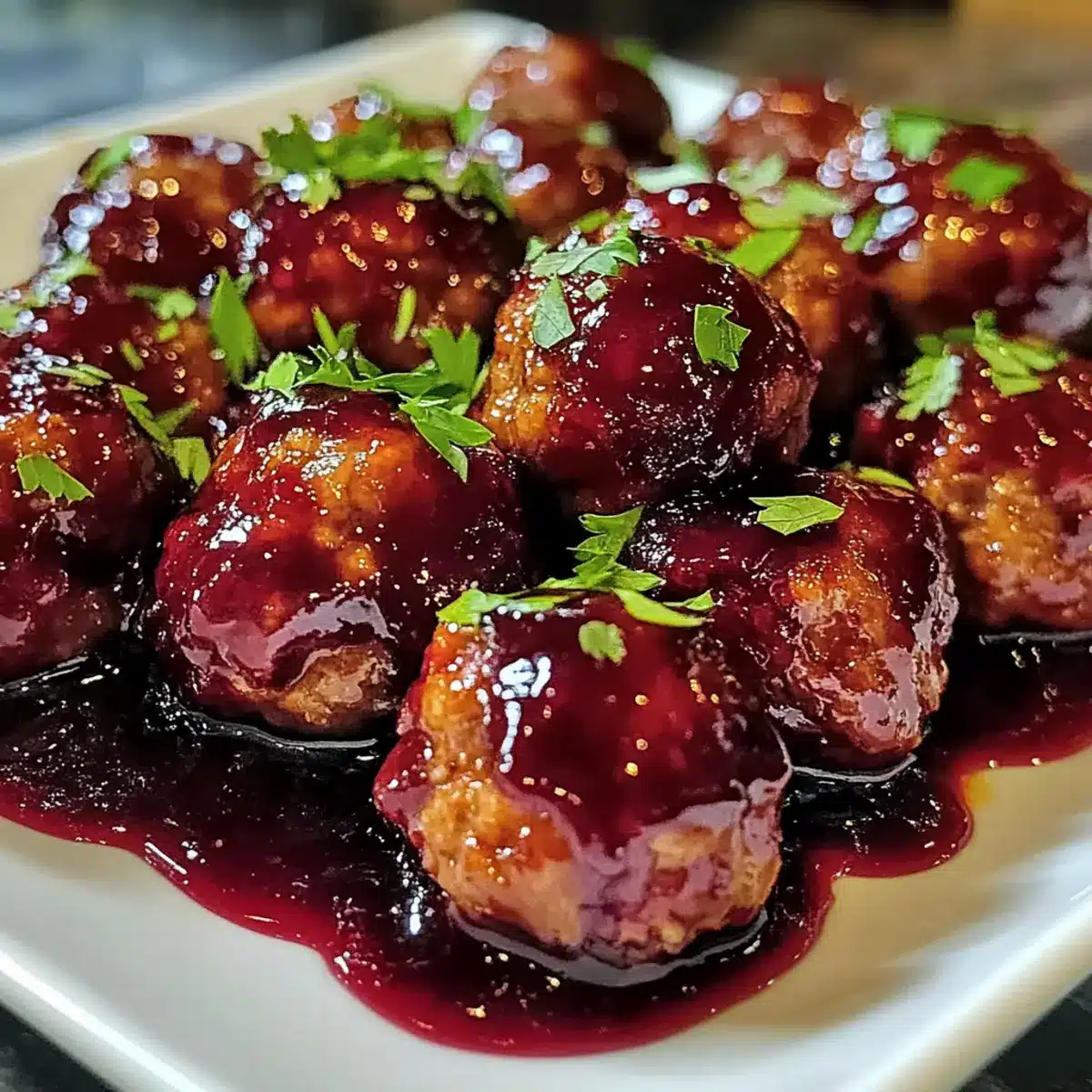 Harvest Turkey Meatballs with Cranberry Glaze for Festive Feasts
