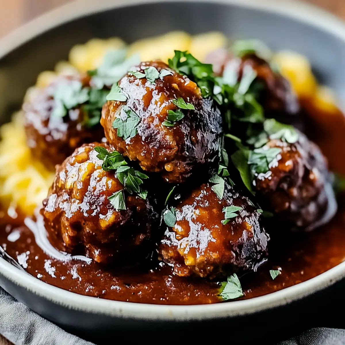 Savory Red Wine Braised Meatballs for Cozy Gatherings