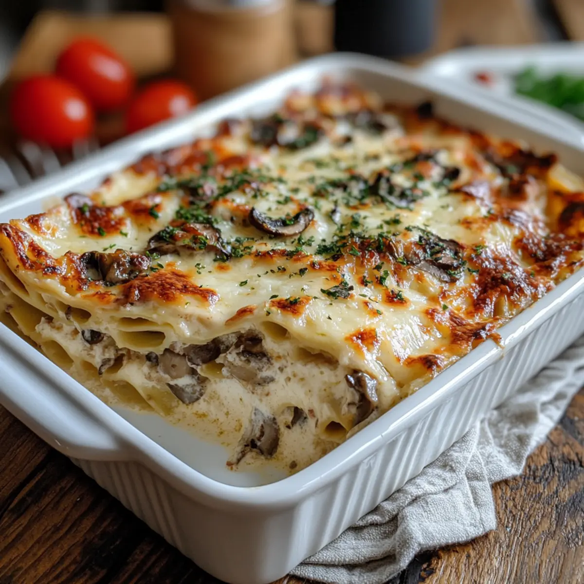 Creamy Mushroom Lasagna to Satisfy Every Comfort Craving