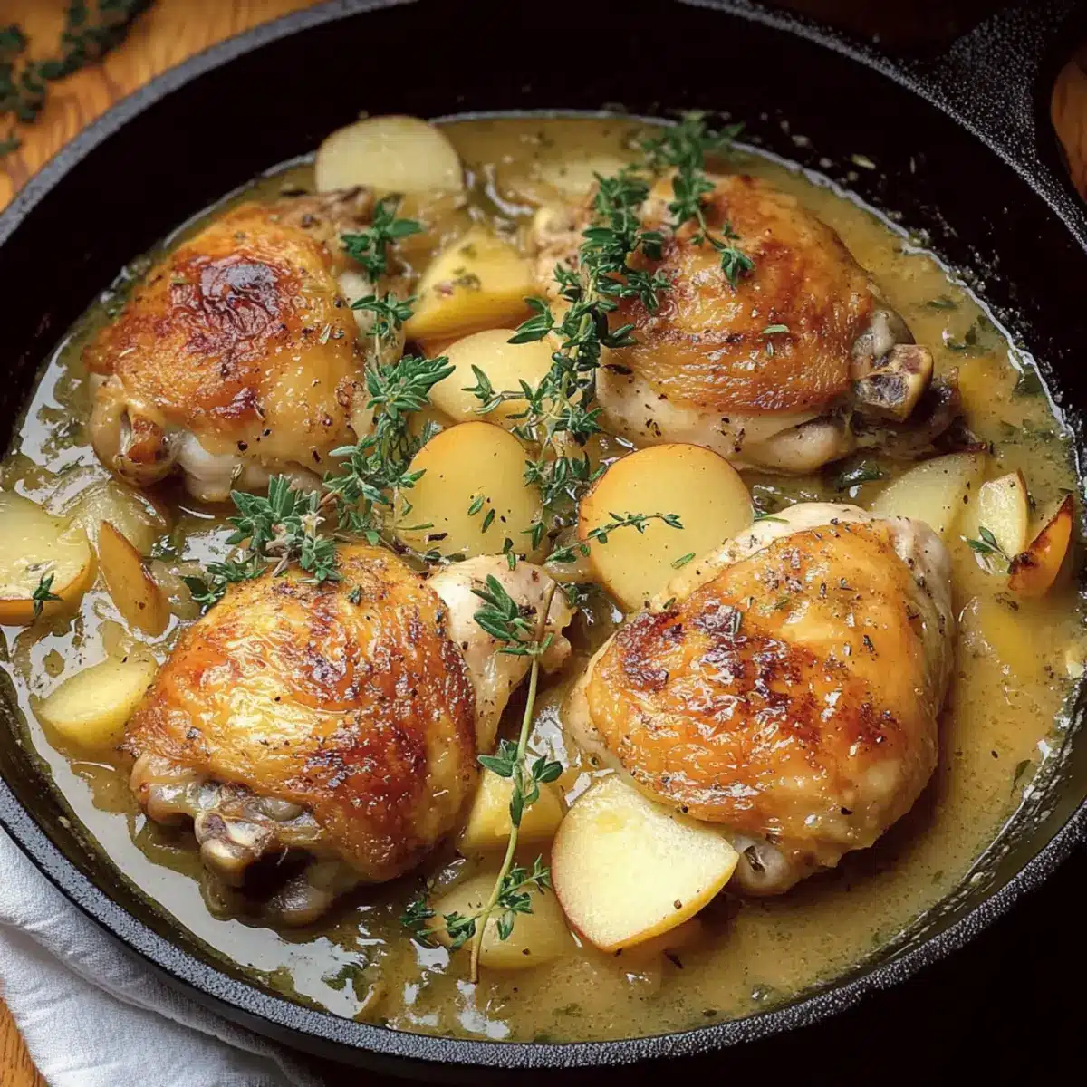 Savory French Apple Cider Chicken to Cozy Up Your Dinner
