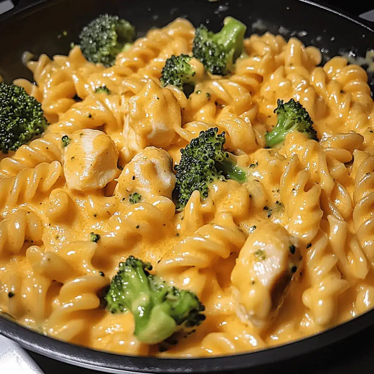 Cheesy Ranch Chicken and Broccoli Pasta Skillet in 30 Minutes