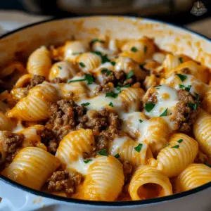 Creamy Beef and Shells