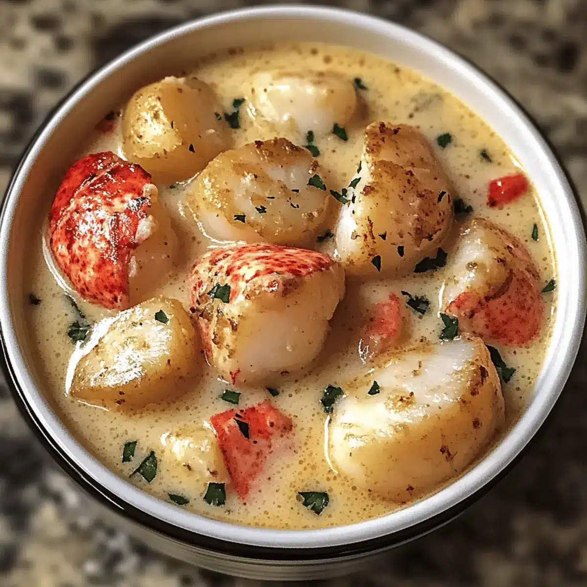 Creamy Lobster & Scallop Chowder