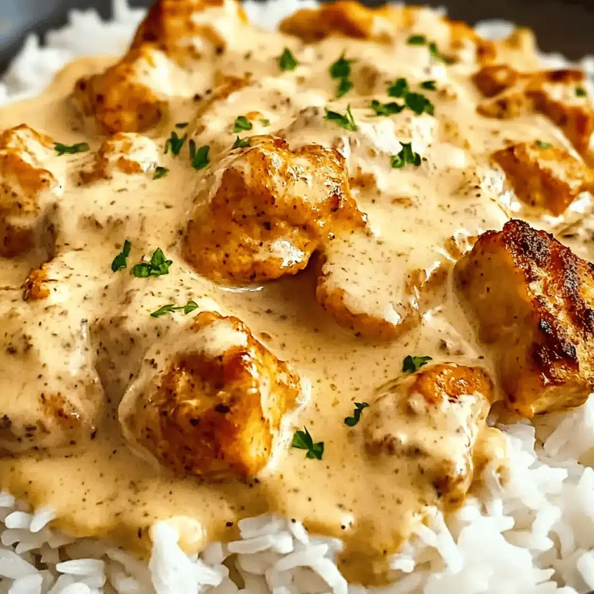 Creamy Smothered Chicken and Rice: Your Cozy Comfort Food