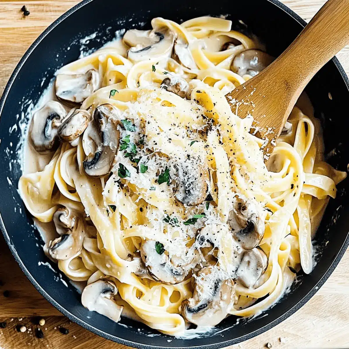 Garlic Mushroom Pasta