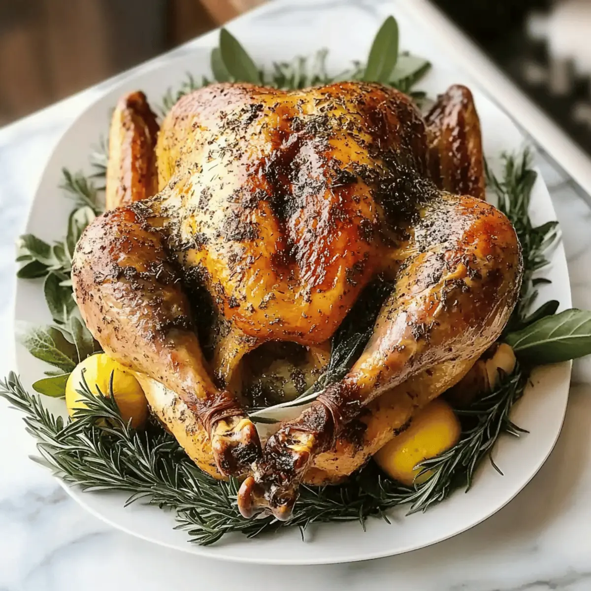 Savory Garlic Thanksgiving Turkey That’s Juicy Every Time