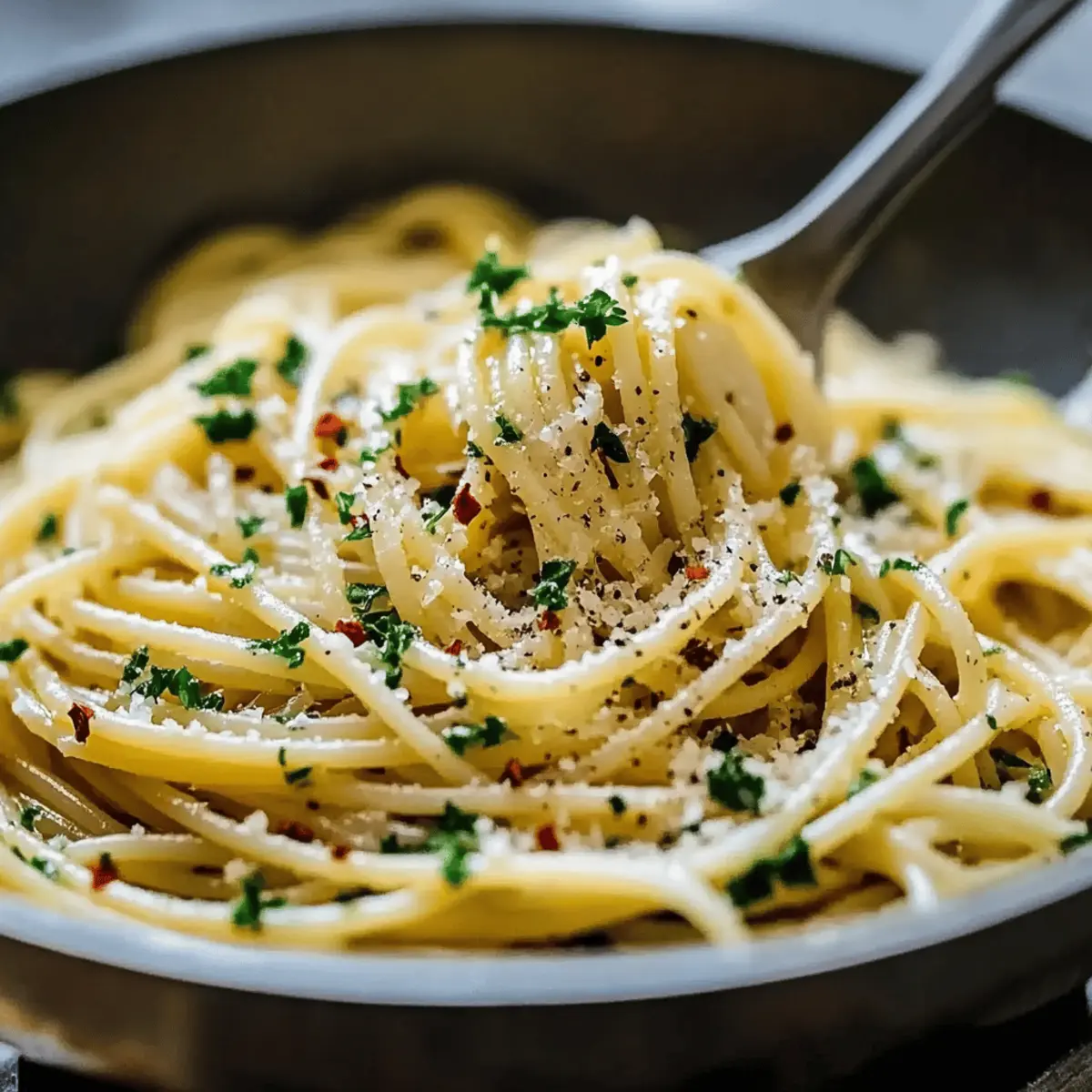 Savor Quick Italian Pasta with Garlic Olive Oil Sauce Tonight