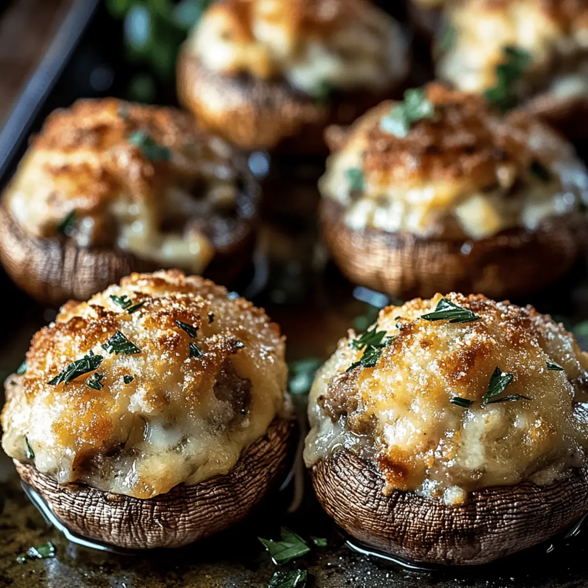 Olive Garden Stuffed Mushrooms: Irresistibly Cheesy Delight