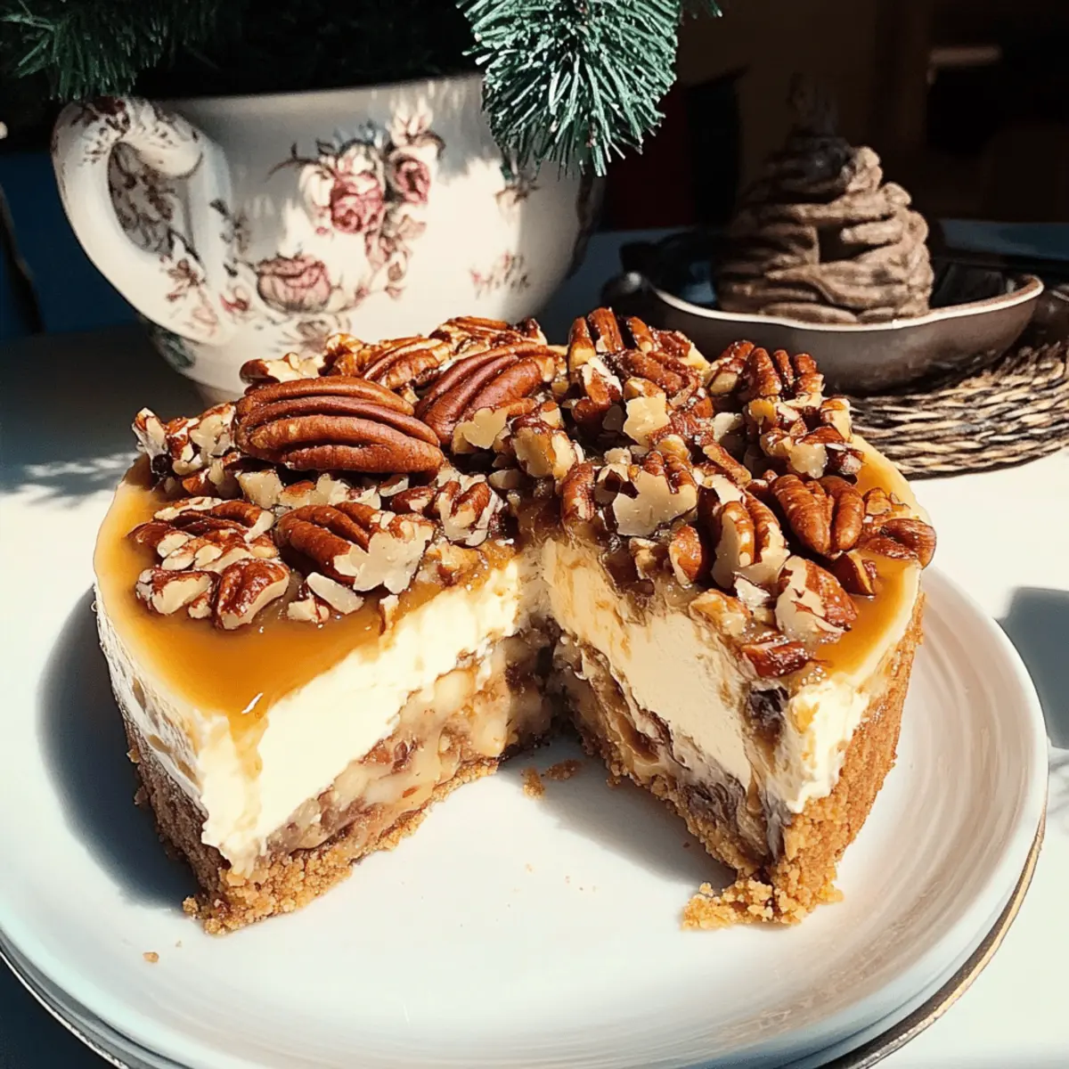 Decadent Pecan Pie Cheesecake for Ultimate Comfort Bliss