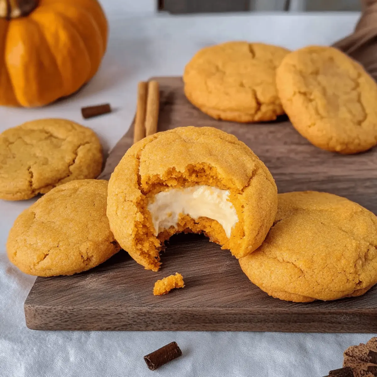 Pumpkin Cheesecake Cookies That Melt in Your Mouth
