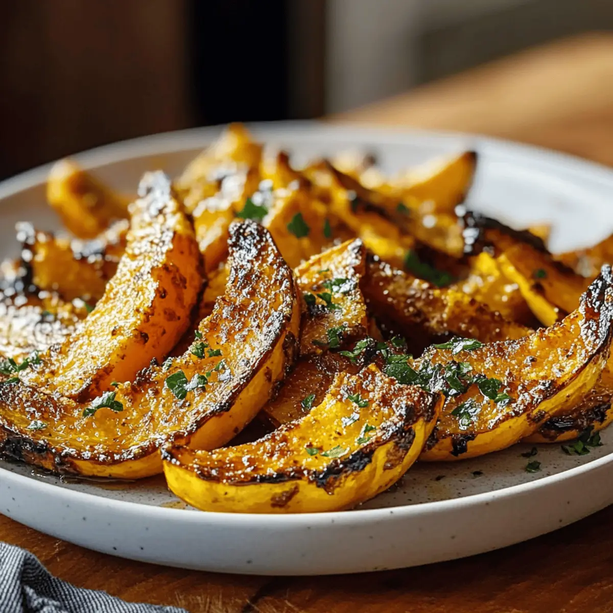 Irresistibly Caramelized Roasted Winter Squash Wedges