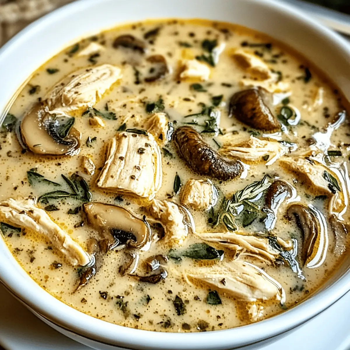 Cozy Up with Rotisserie Chicken Mushroom Soup Tonight