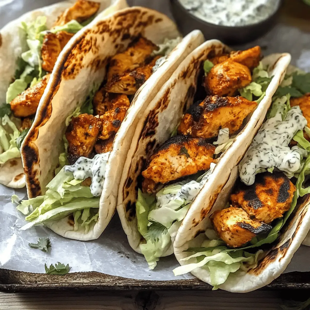 Sheet Pan Chicken Pitas with Herby Ranch for Effortless Flavor