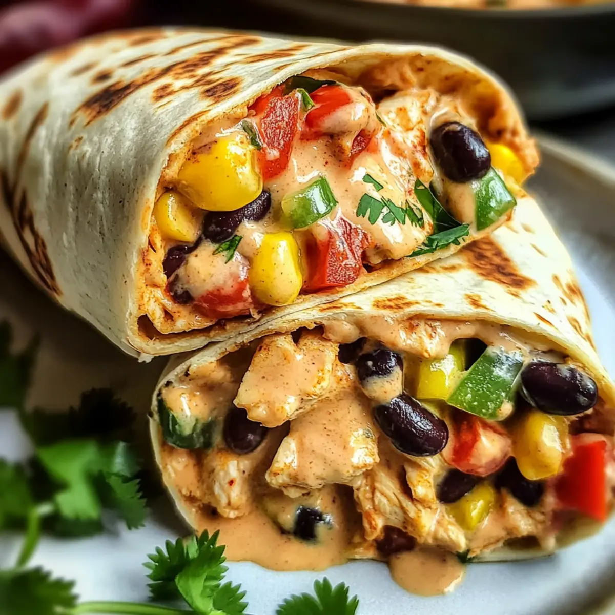 Savory Southwest Chicken Wraps: Customizable & Quick Delight