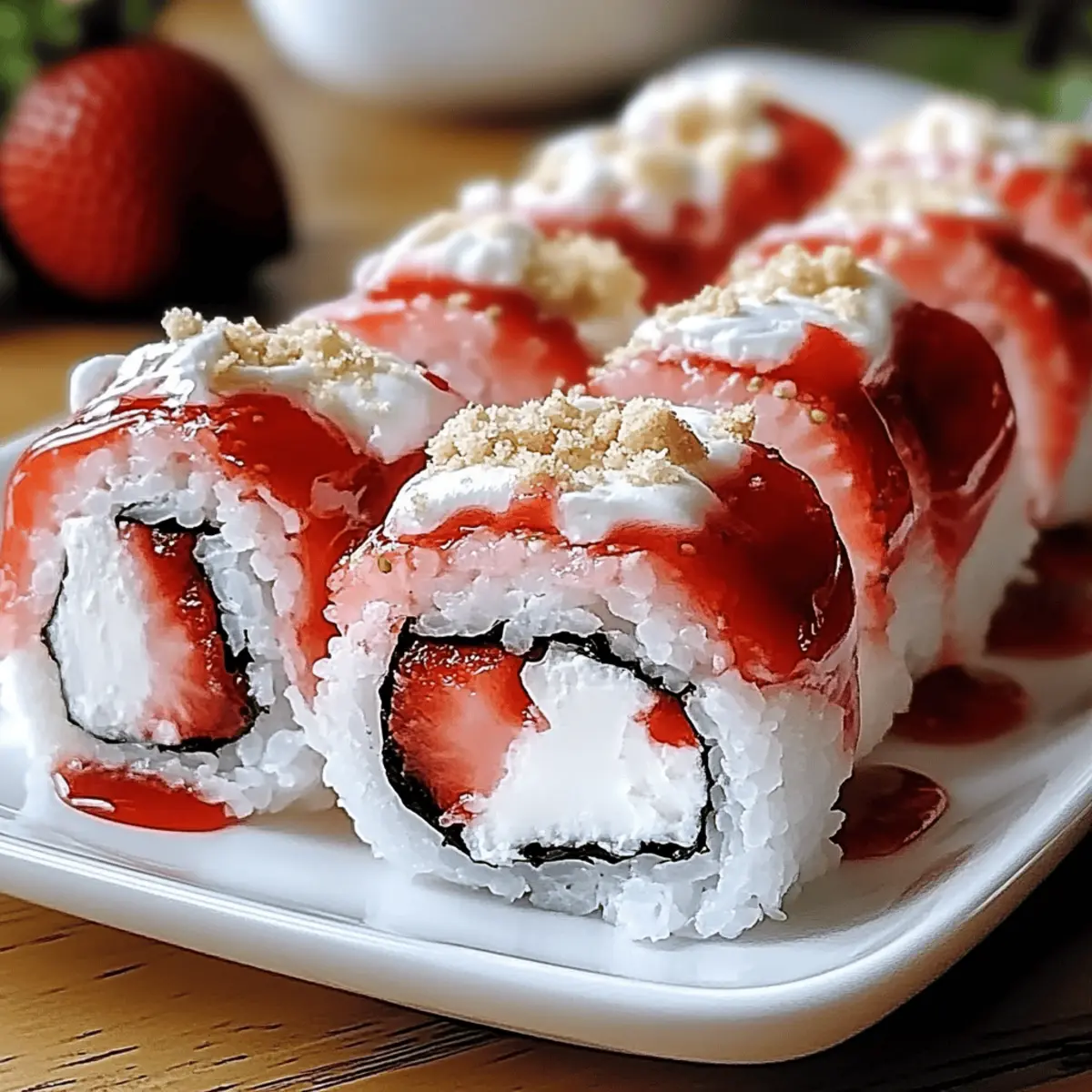 Delightful Strawberry Shortcake Sushi Roll You Have to Try