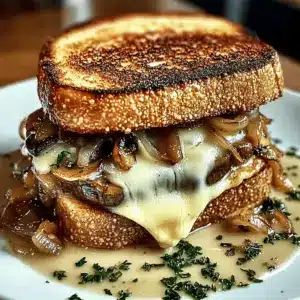 Swiss Mushroom Melt Sandwich
