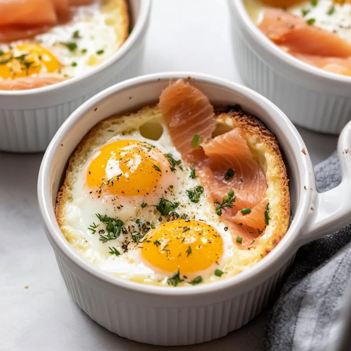 Decadent Baked Eggs with Smoked Salmon for Brunch Bliss