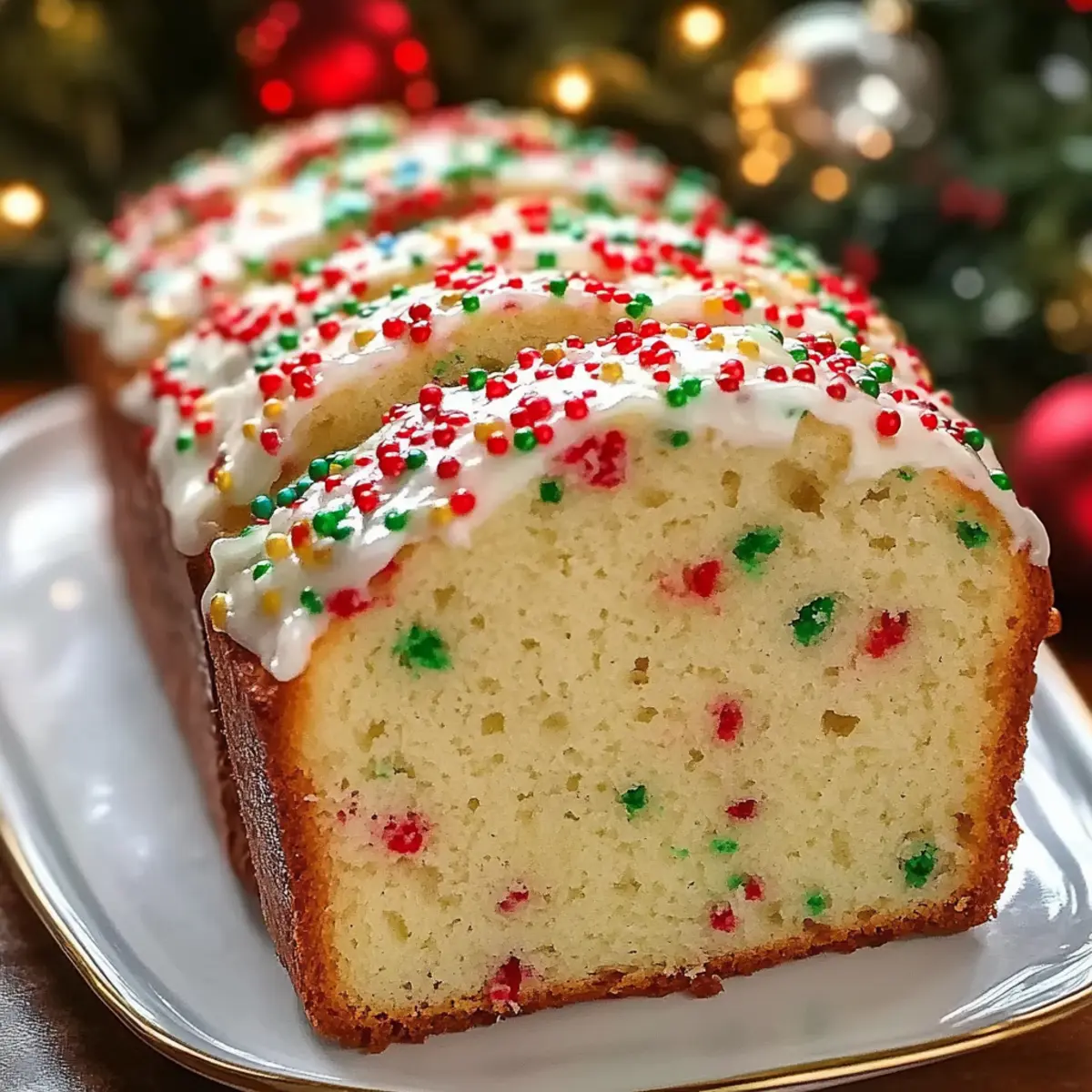 Christmas Sprinkle Buttermilk Bread for Cozy Holiday Mornings
