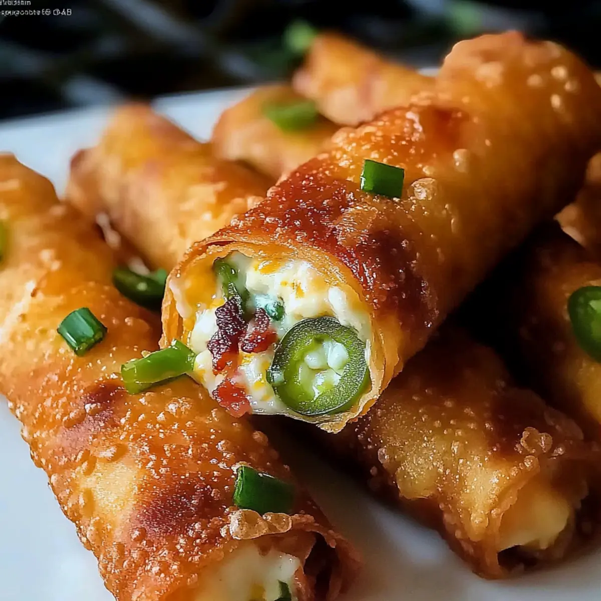 Bacon Jalapeño Popper Eggrolls: A Crunchy Flavor Explosion