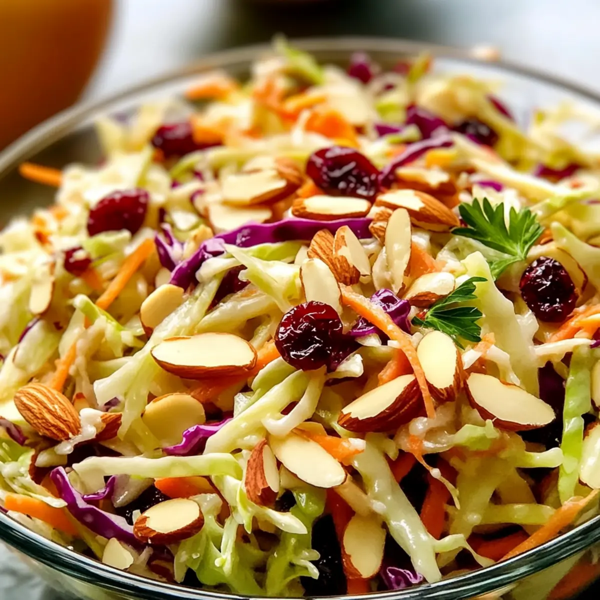 Cranberry Almond Thanksgiving Slaw: A Crunchy Holiday Delight