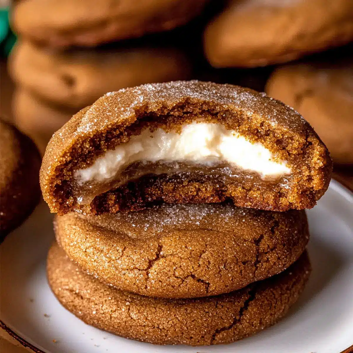 Gingerbread Cheesecake Cookies: A Festive Delight to Share