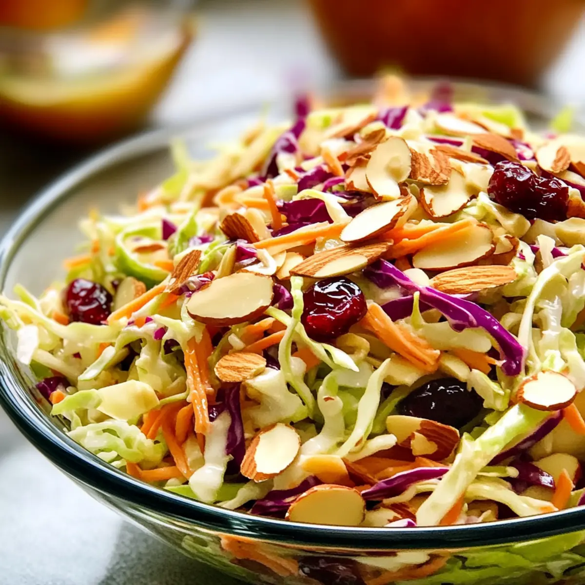 Cranberry Almond Thanksgiving Slaw
