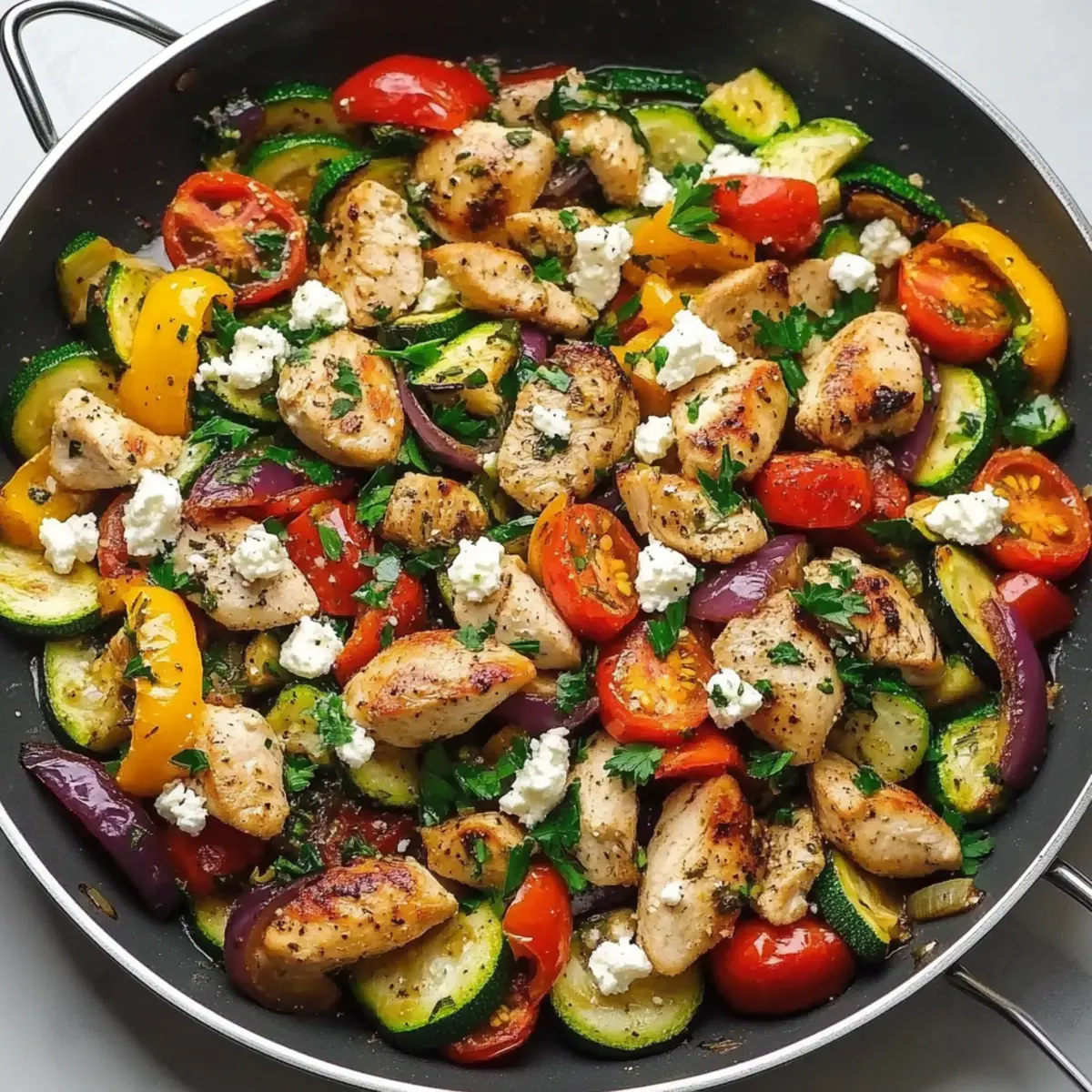 Mediterranean Chicken Stir Fry