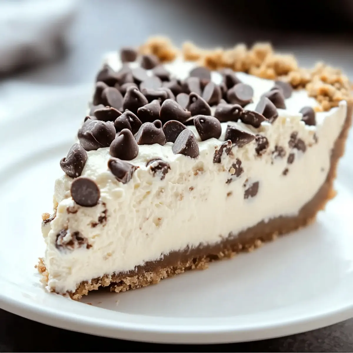 Cannoli Cheesecake with Crunchy Cone Crust