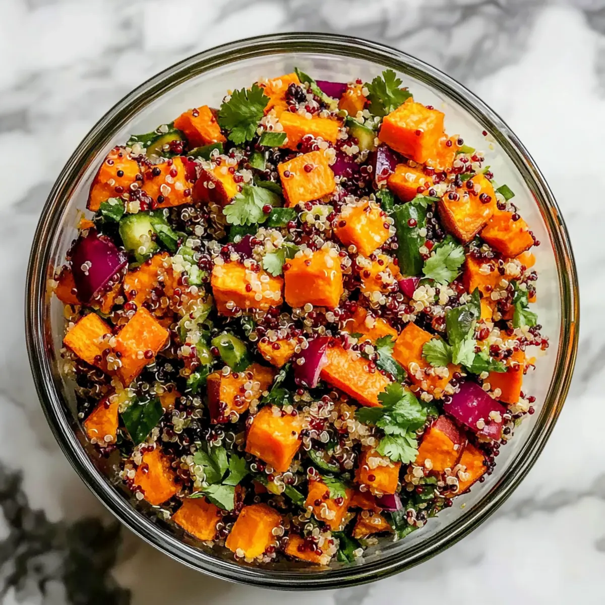 Delicious Roasted Sweet Potato Quinoa Salad for Cozy Nights