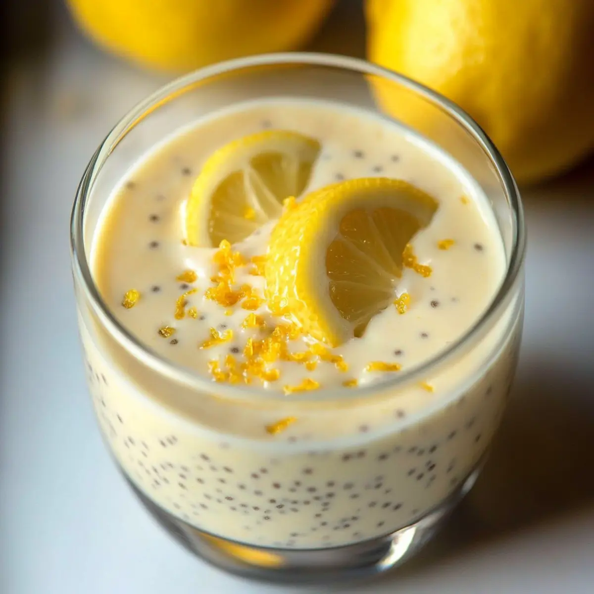 Lemon Cream Chia Pudding: A Refreshing Start to Your Day
