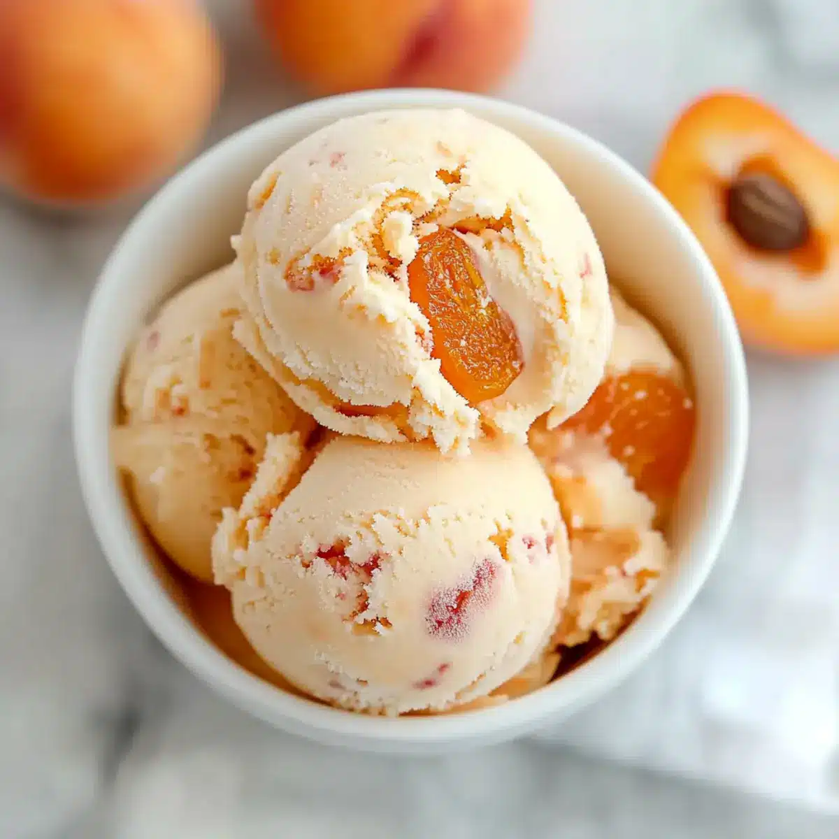 Creamy Apricot Ice Cream: A Sweet Summer Treat at Home