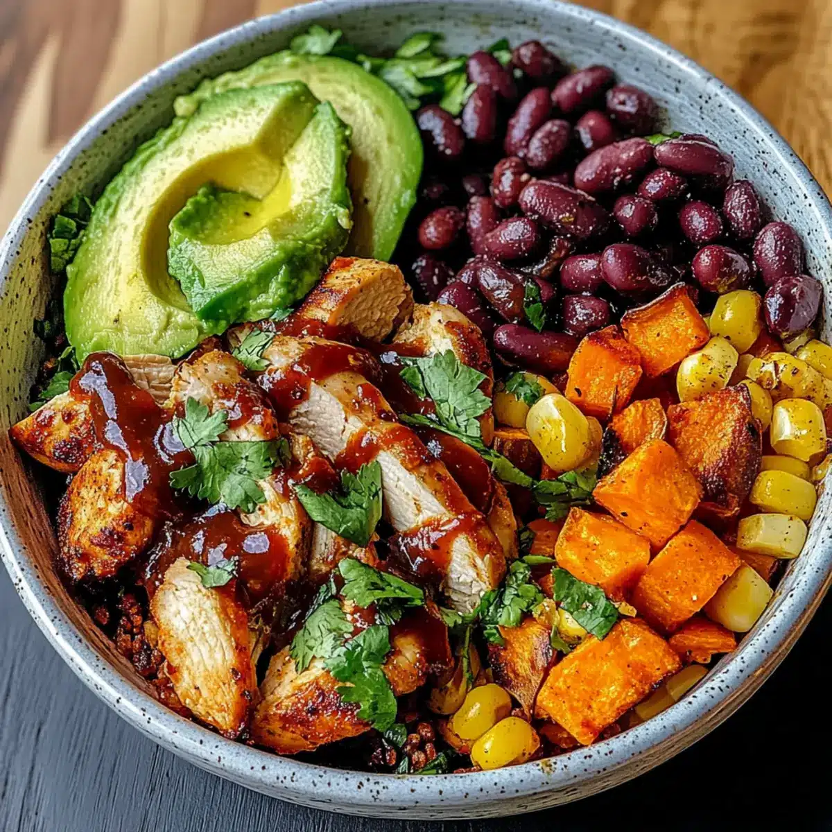 BBQ Chicken Sweet Potato Bowl: A Flavorful Dinner Delight