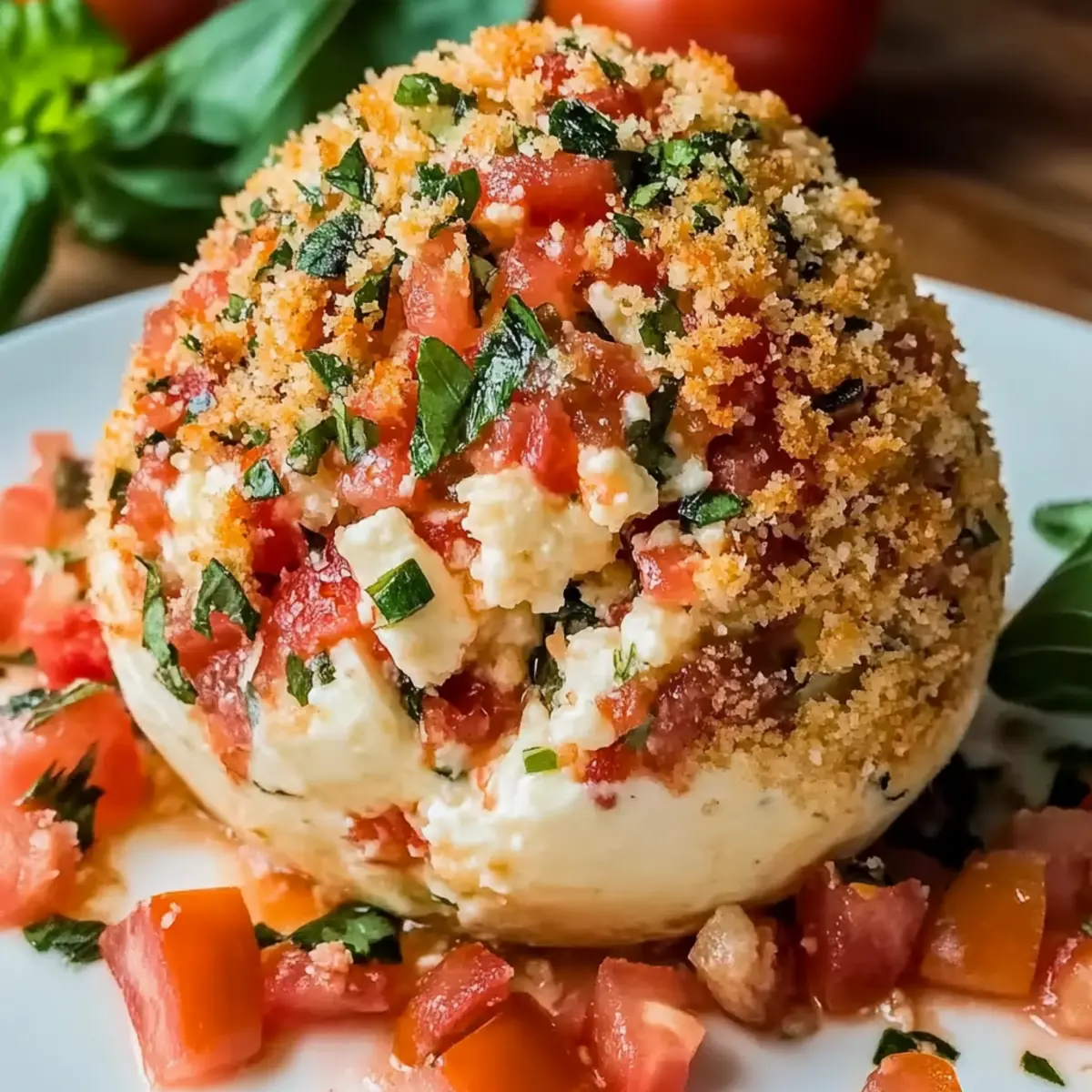 Bruschetta Cheese Ball: A Flavor-Packed Appetizer Delight