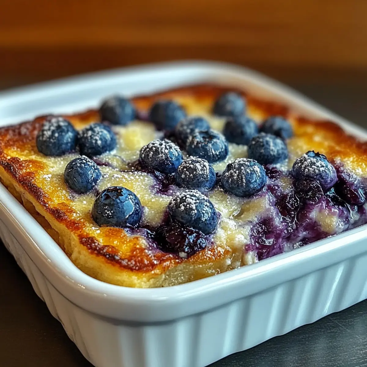 Blueberry Buttermilk Pancake Casserole