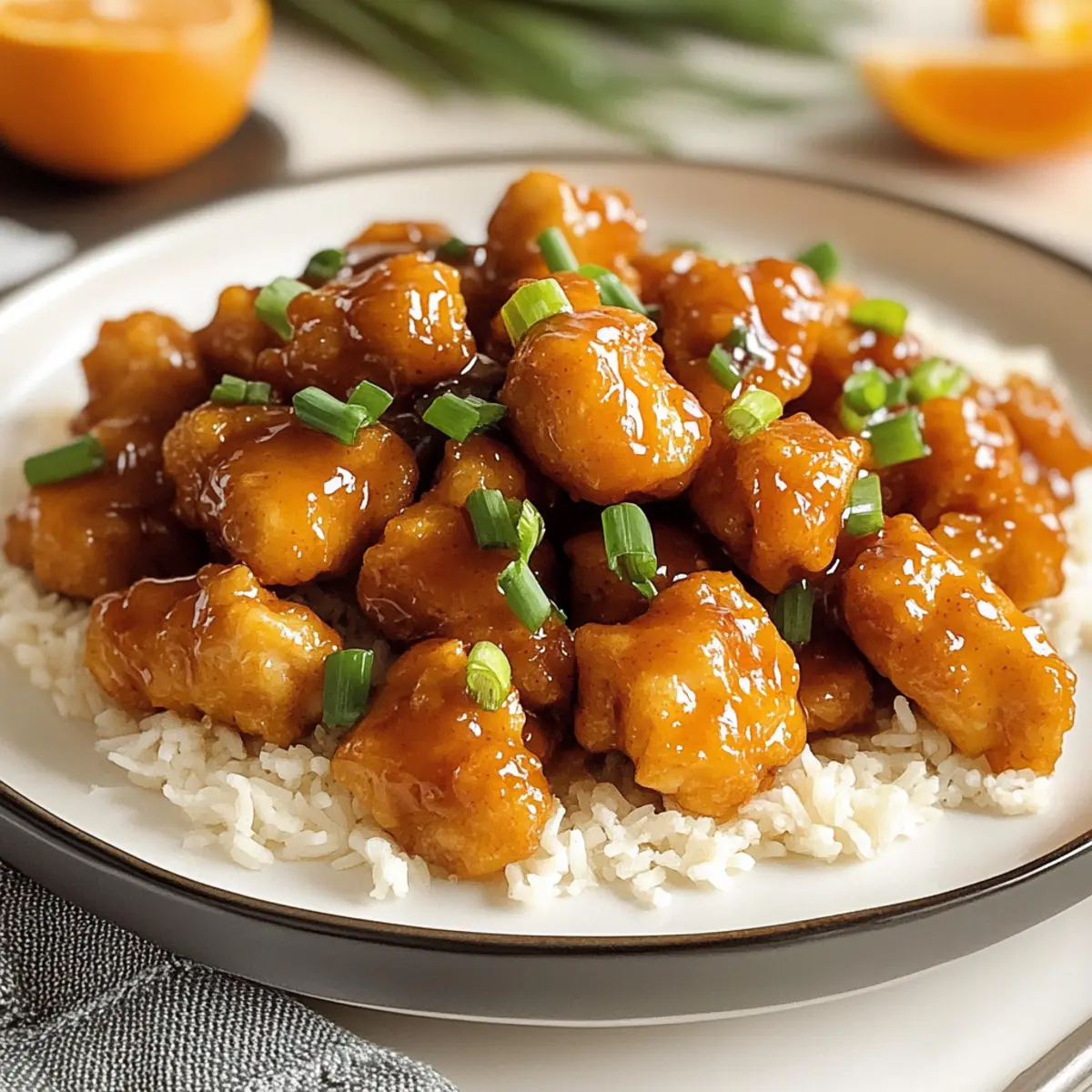 Gluten Free Orange Chicken