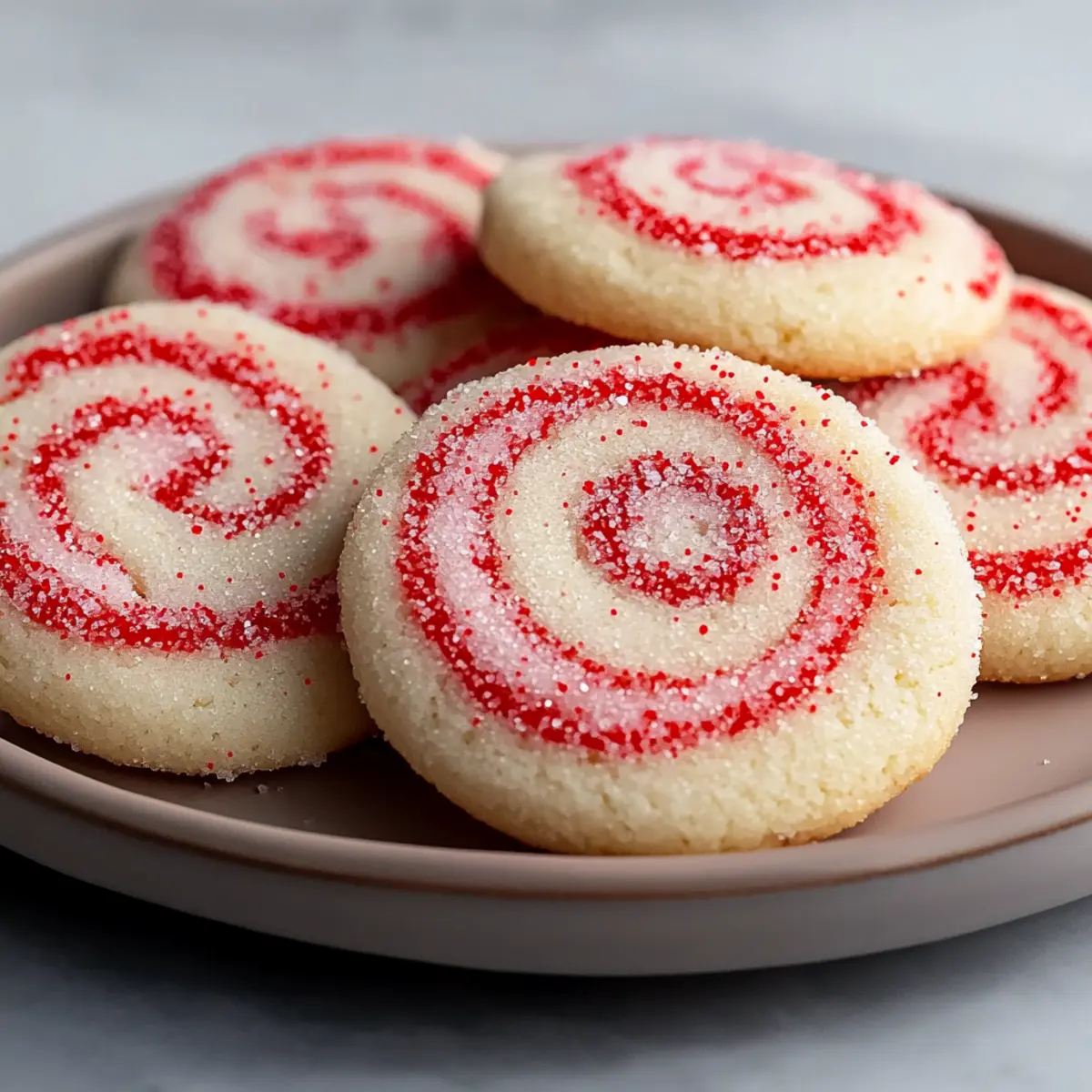 Peppermint Swirl Cookies