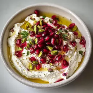 Pomegranate Pistachio Whipped Feta