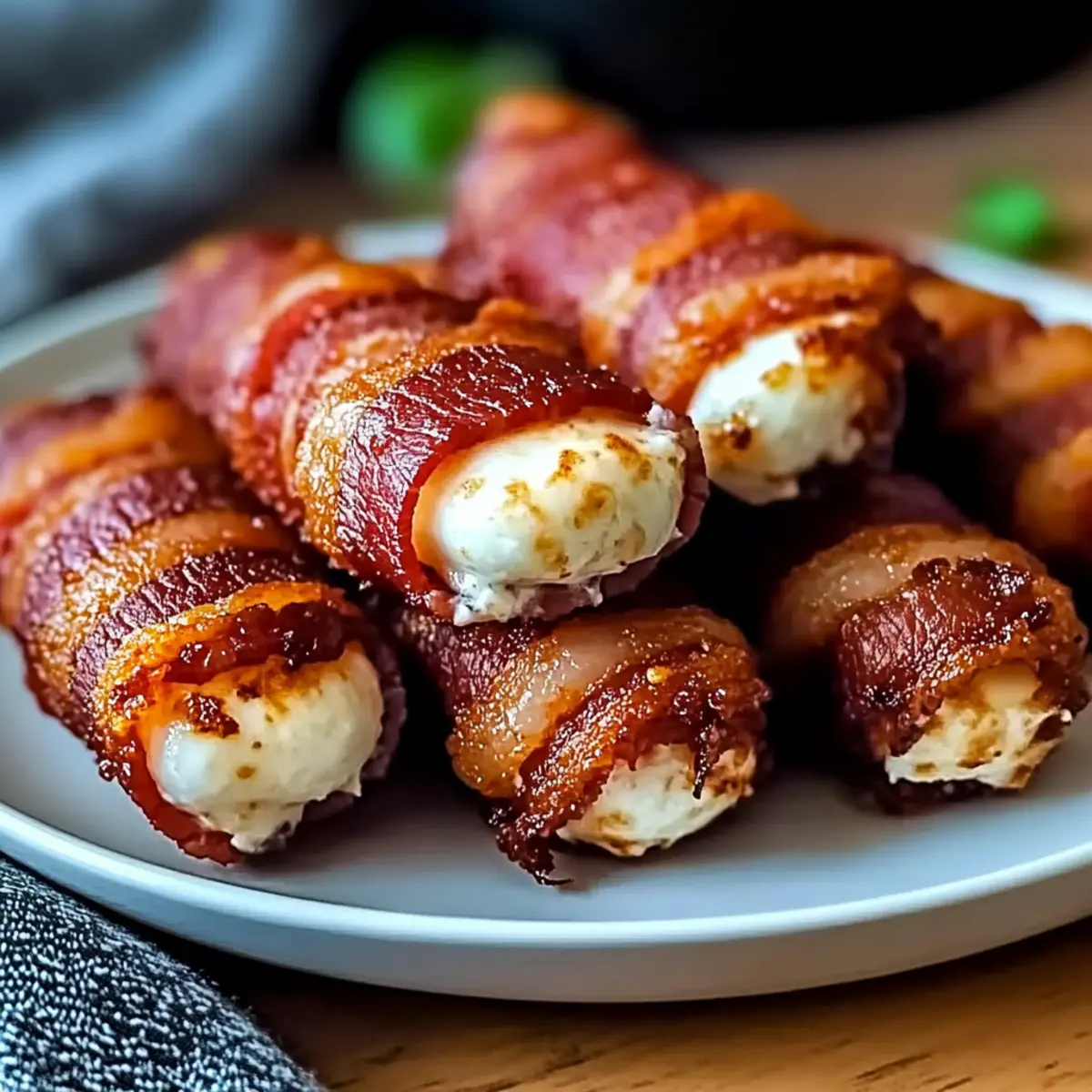 Nashville Hot Bacon Wrapped Mozzarella