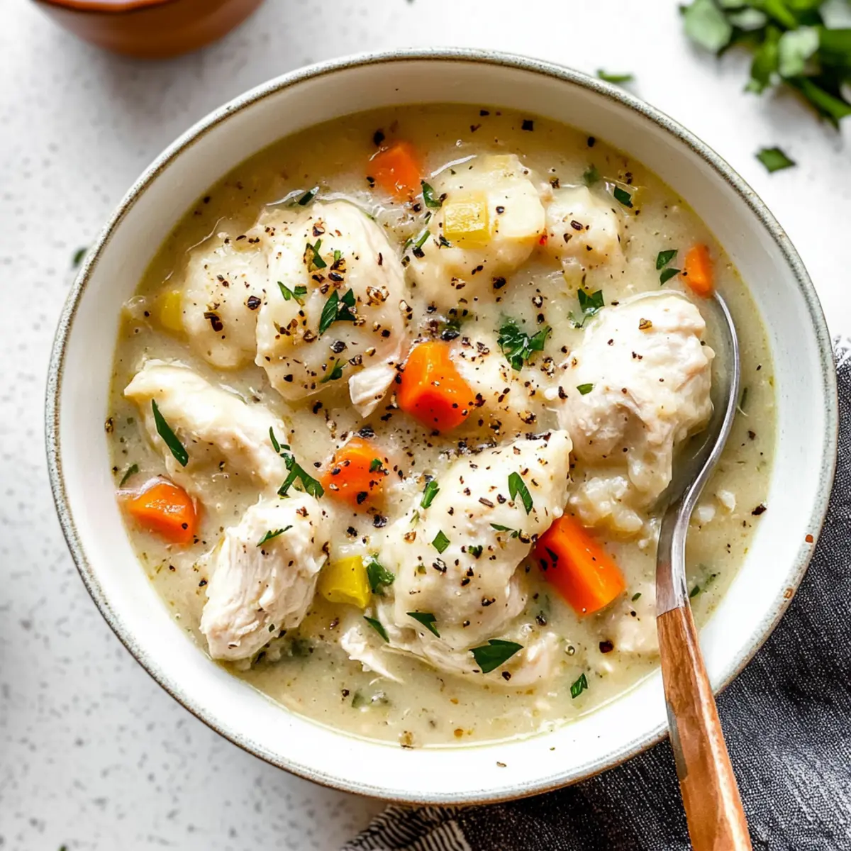 Gluten-Free Chicken & Dumplings