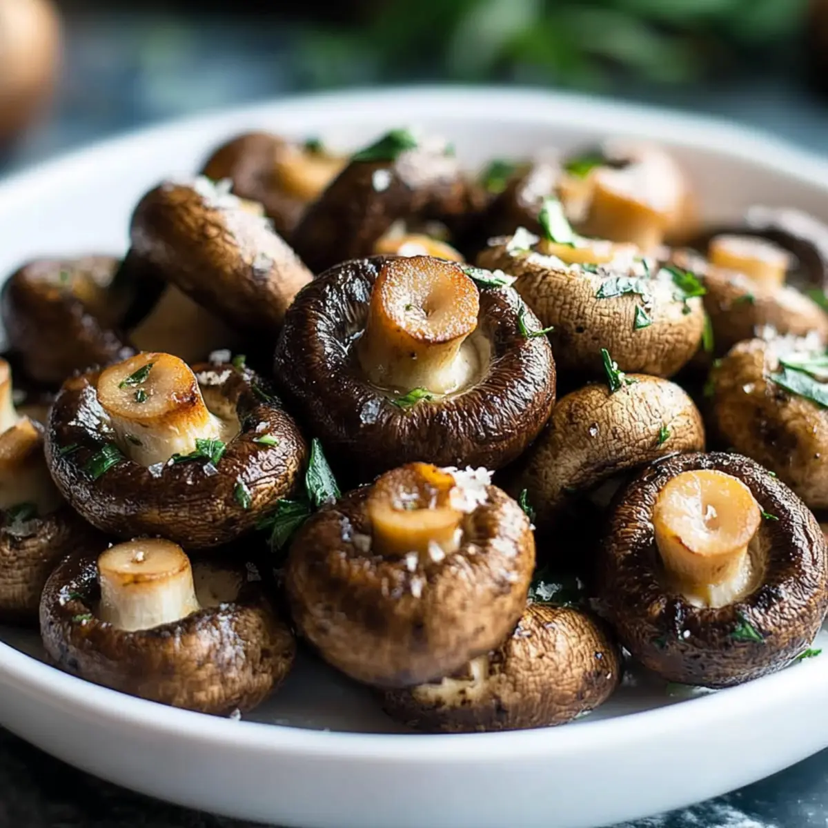Garlicky Roasted Mushrooms