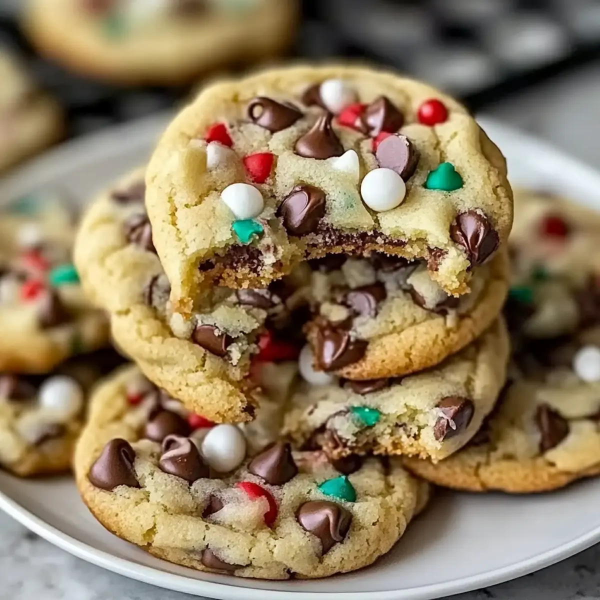 Winter Wonderland Chocolate Chip Cookies