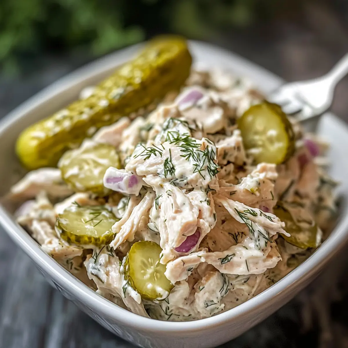 Dill Pickle Chicken Salad